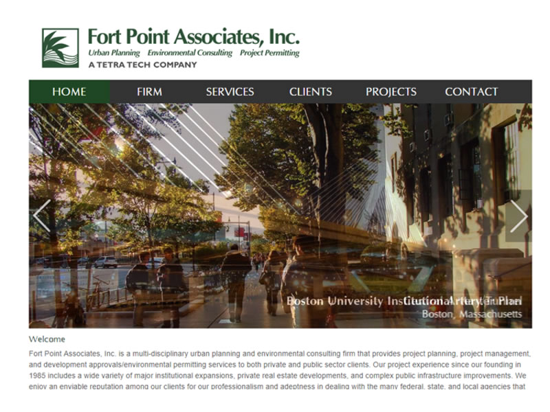 Fort Point Associates C&W Web Developers maintain the website